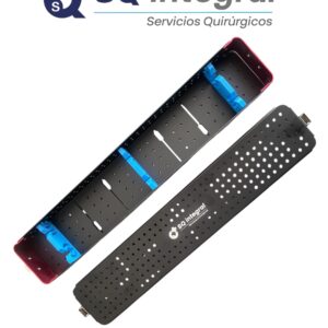 CAJA PARA ESTERILIZACIÓN DE ÓPTICAS DE ALUMINIO