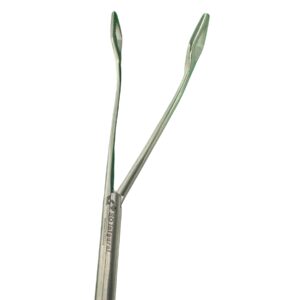 Pinza para toracoscopía en diamante de 340 mm.